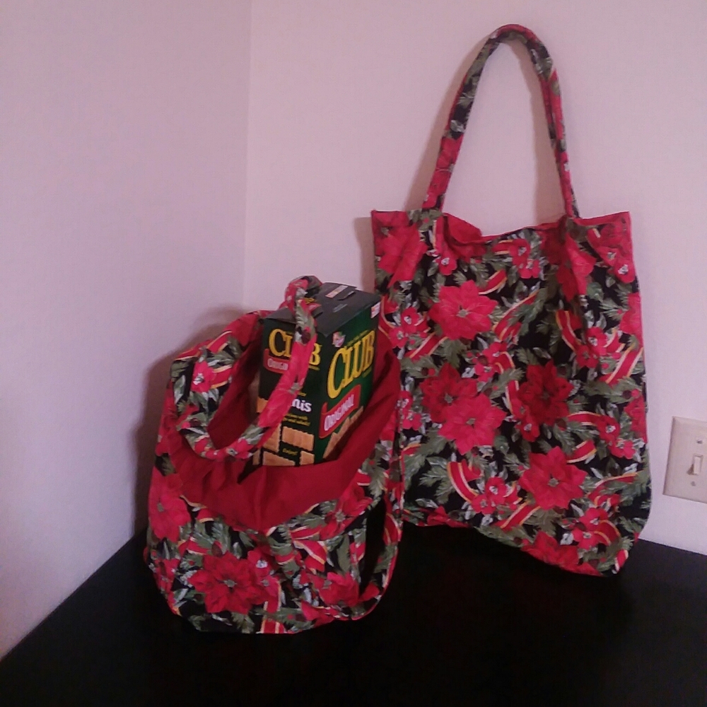 Christmas shopping bags